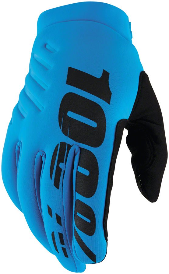 Load image into Gallery viewer, 100% Brisker Gloves - Turquoise Full Finger Men's Medium
