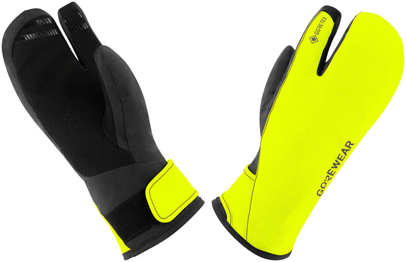 Load image into Gallery viewer, Gorewear Gore-Tex Insulated Trigger Gloves - BLK/Neon YLW Men's 2X-Large
