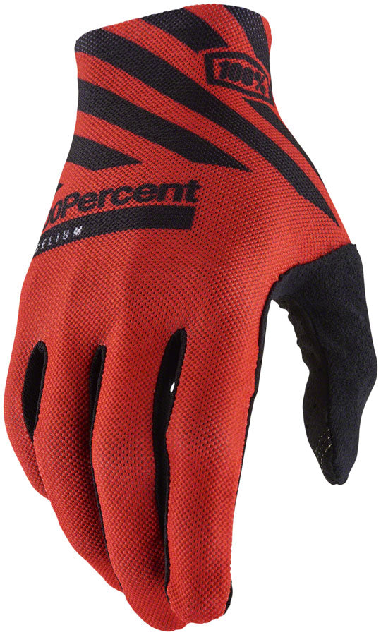 Load image into Gallery viewer, 100% Celium Gloves - Racer Red Full Finger Men's Small
