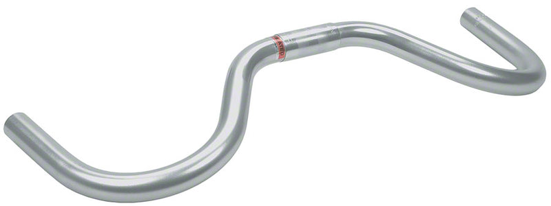 Load image into Gallery viewer, Nitto Moustache Handlebar: 25.4mm Bar Clamp 515mm Width Alloy Silver
