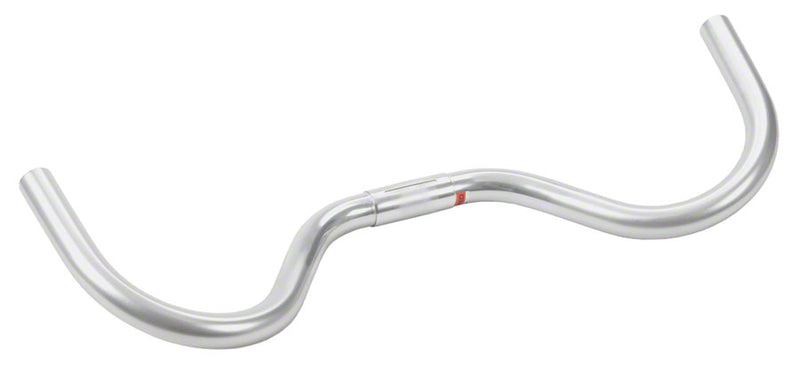 Load image into Gallery viewer, Nitto Moustache Handlebar: 26.0mm Bar Clamp 515mm Width Alloy Silver
