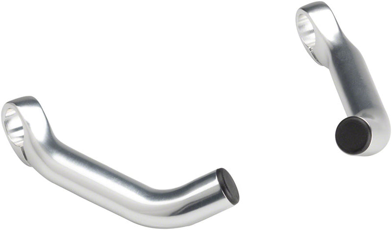 Load image into Gallery viewer, MSW Forged Bar Ends - Short Silver
