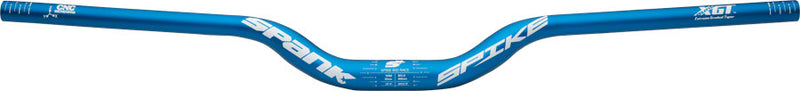 Load image into Gallery viewer, Spank Spike Race Bars 800mm Wide 50mm Rise 31.8mm Clamp Matte Blue
