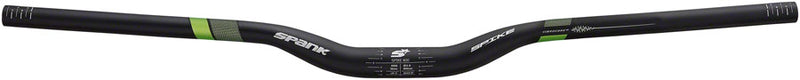 Load image into Gallery viewer, Spank Spike 800 Vibrocore Riser Handlebar: 31.8 800mm 30mm Rise Black/Green

