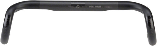 Salsa Cowbell Carbon Drop Handlebar - 31.8mm Clamp 38cm Width Carbon Black