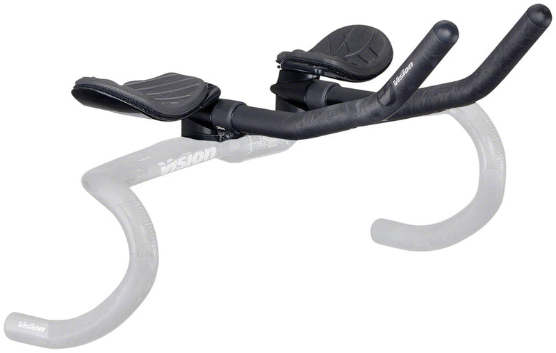 Load image into Gallery viewer, Vision Metron 4D Clip On Aero Bar - 270mm Flat M.A.S. J-Bend Black
