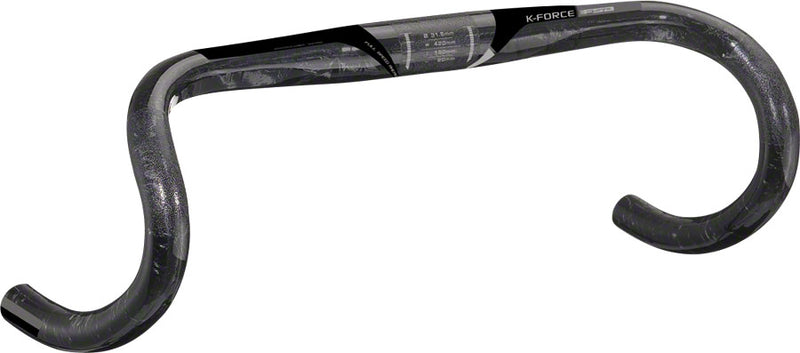 Load image into Gallery viewer, Full Speed Ahead K-Force Compact Drop Handlebar - Carbon 31.8mm 40cm Black
