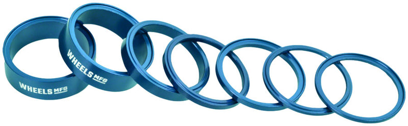Load image into Gallery viewer, Wheels Manufacturing StackRight Headset Spacer Kit - Teal
