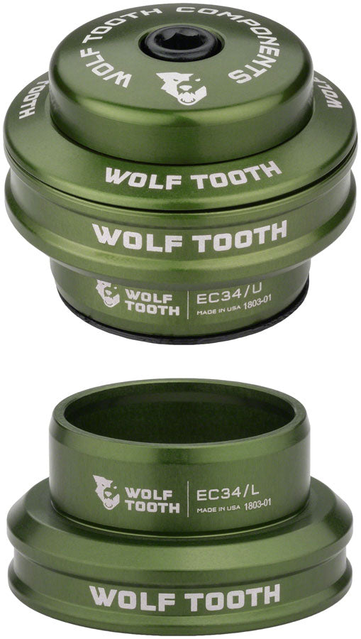 Load image into Gallery viewer, Wolf Tooth Premium Headset - EC34/EC34 Olive
