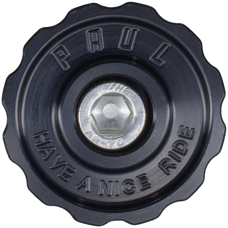 Load image into Gallery viewer, Paul Component Engineering Klamper Headset Top Cap - Aluminum w/Stainless-Steel Bolt BLK
