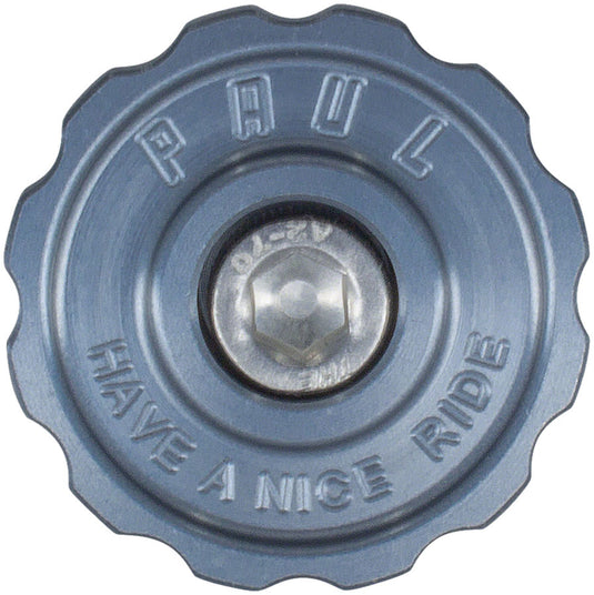 Paul Component Engineering Klamper Headset Top Cap - Aluminum w/Stainless-Steel Bolt Pewter