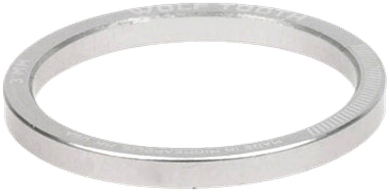 Load image into Gallery viewer, Wolf Tooth Precision Headset Spacer - 3mm Raw Silver 1 pc.
