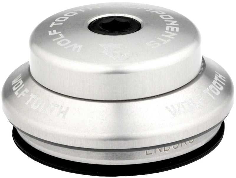 Load image into Gallery viewer, Wolf Tooth Performance Headset - IS41/28.6 Upper 7mm Stack Raw Silver
