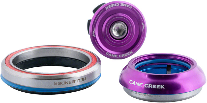 Load image into Gallery viewer, Cane Creek Hellbender 70 Headset - IS42/28.6/H9 Upper | IS52/40 Lower Tapered Purple
