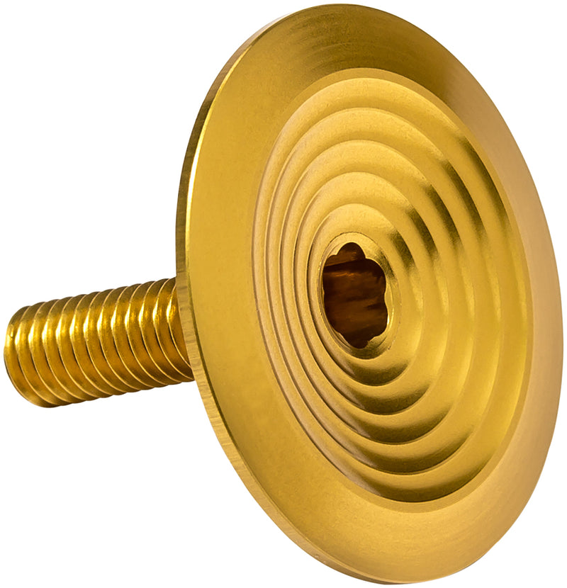 Load image into Gallery viewer, absoluteBLACK Integrated Headset Top Cap and Bolt - Gold
