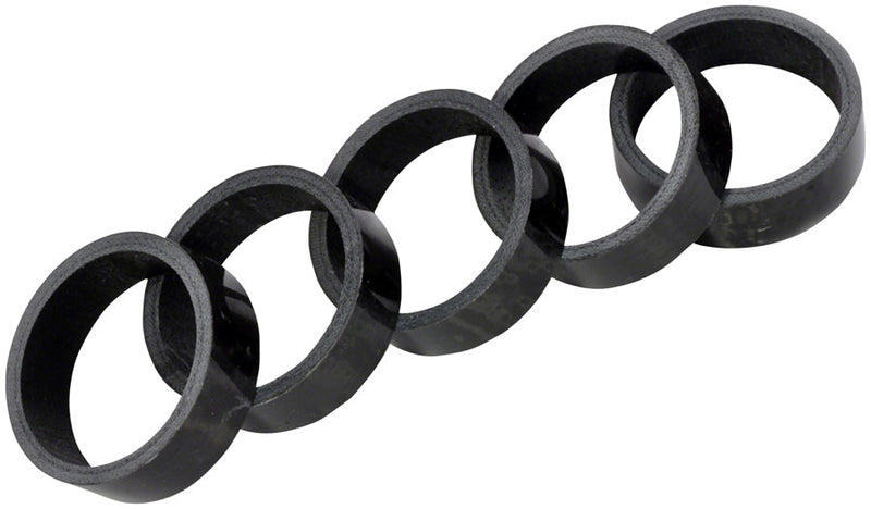 Load image into Gallery viewer, Wheels Manufacturing Carbon Headset Spacer - 1-1/8" 10mm Gloss 5 pack

