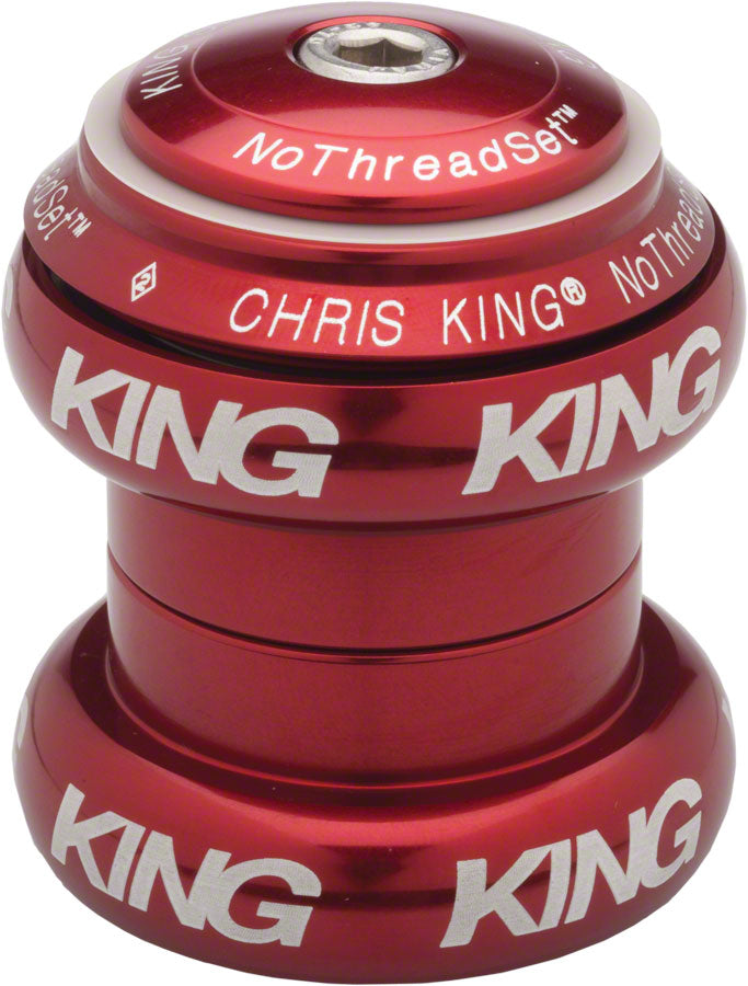 Load image into Gallery viewer, Chris King NoThreadSet Headset - 1-1/8" Red
