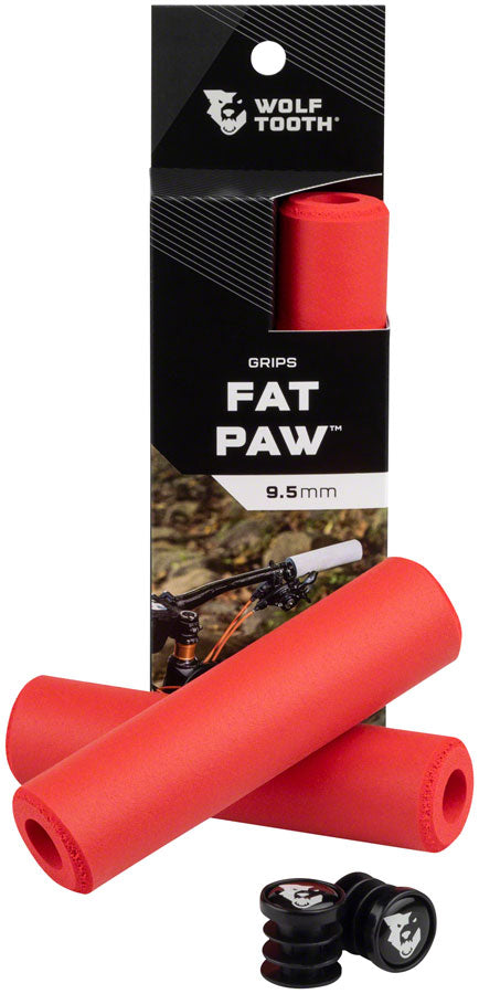 Load image into Gallery viewer, Wolf Tooth Fat Paw Grips - Red
