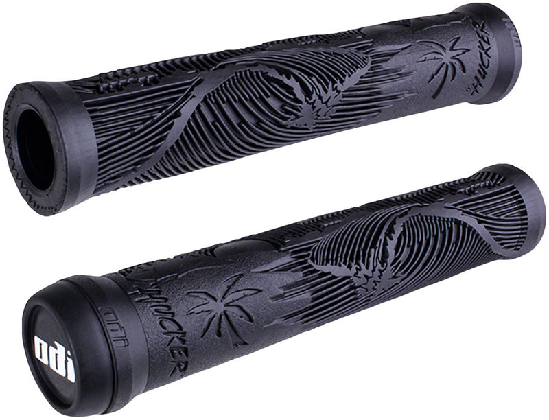 Load image into Gallery viewer, ODI Hucker Grips - Black Flangeless
