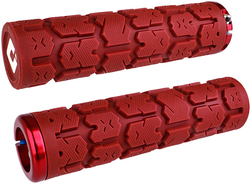 Load image into Gallery viewer, ODI Rogue v2.1 Lock-On Grips - Red
