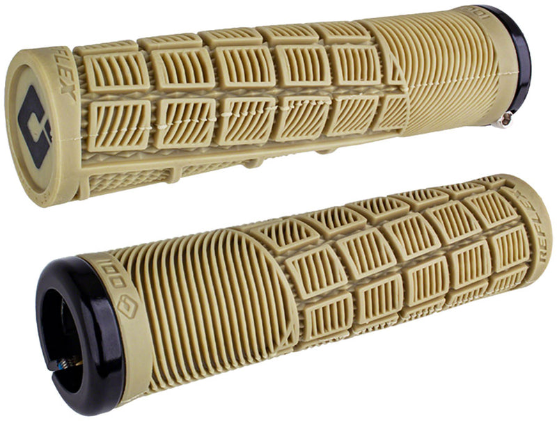 Load image into Gallery viewer, ODI Reflex v2.1 Lock-On Grips - Black/Tan

