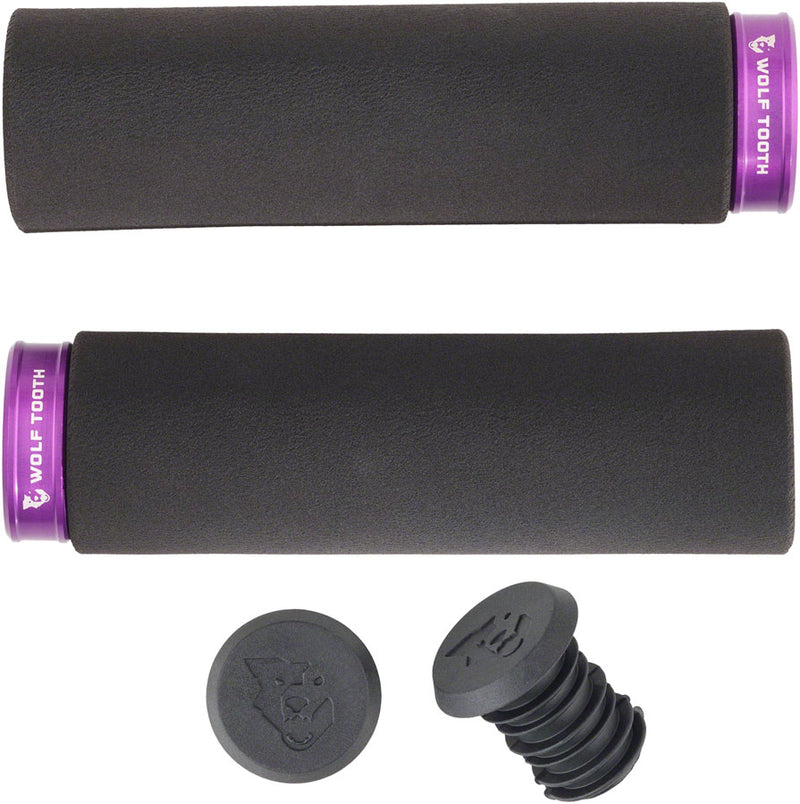 Load image into Gallery viewer, Wolf Tooth Fat Paw Lock-on Grips - Ultraviolet Purple
