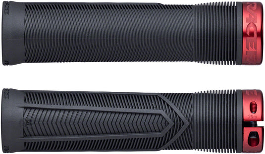 RaceFace Chester Grips - Lock-On Black/Red 31mm
