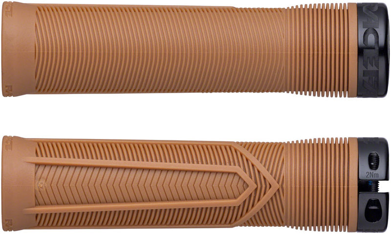 Load image into Gallery viewer, RaceFace Chester Grips - Lock-On Gum/Black 31mm
