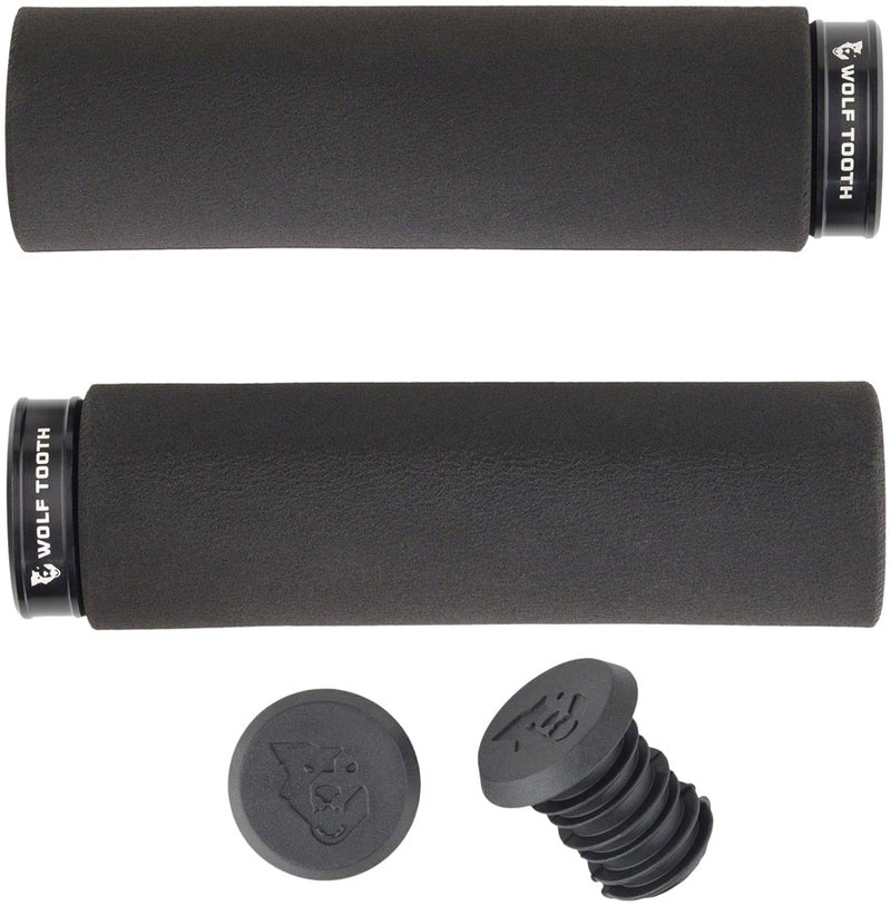 Load image into Gallery viewer, Wolf Tooth Fat Paw Lock-on Grips - Black/Black
