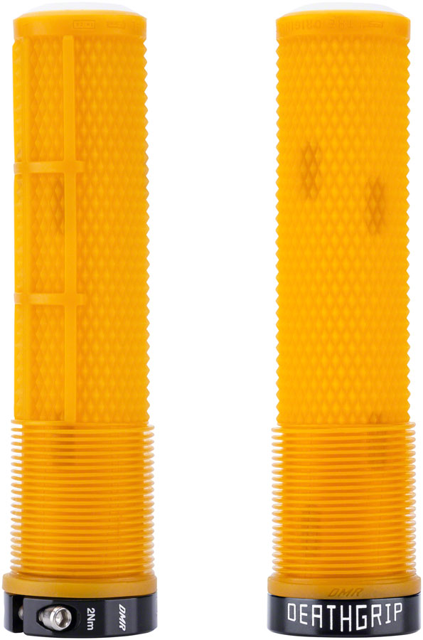 Load image into Gallery viewer, DMR DeathGrip 2 Flangeless Grips - Thick Lock-On Gum
