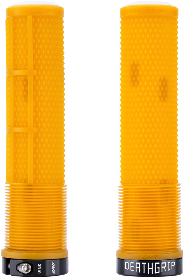 Load image into Gallery viewer, DMR DeathGrip 2 Flangeless Grips - Thin Lock-On Gum
