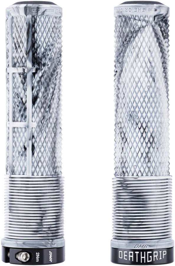 Load image into Gallery viewer, DMR DeathGrip 2 Flangeless Grips - Thin Lock-On Snow Camo
