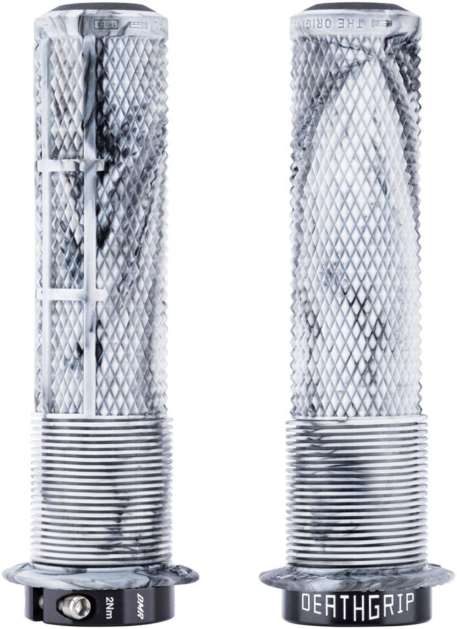 Load image into Gallery viewer, DMR DeathGrip 2 Flanged Grips - Thick Lock-On Snow Camo
