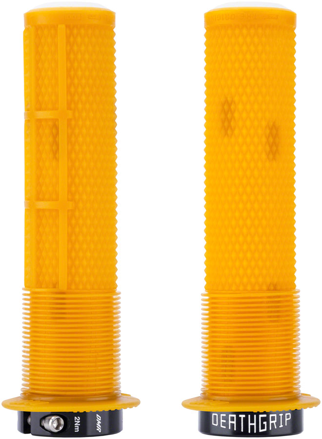 Load image into Gallery viewer, DMR DeathGrip 2 Flanged Grips - Thin Lock-On Gum

