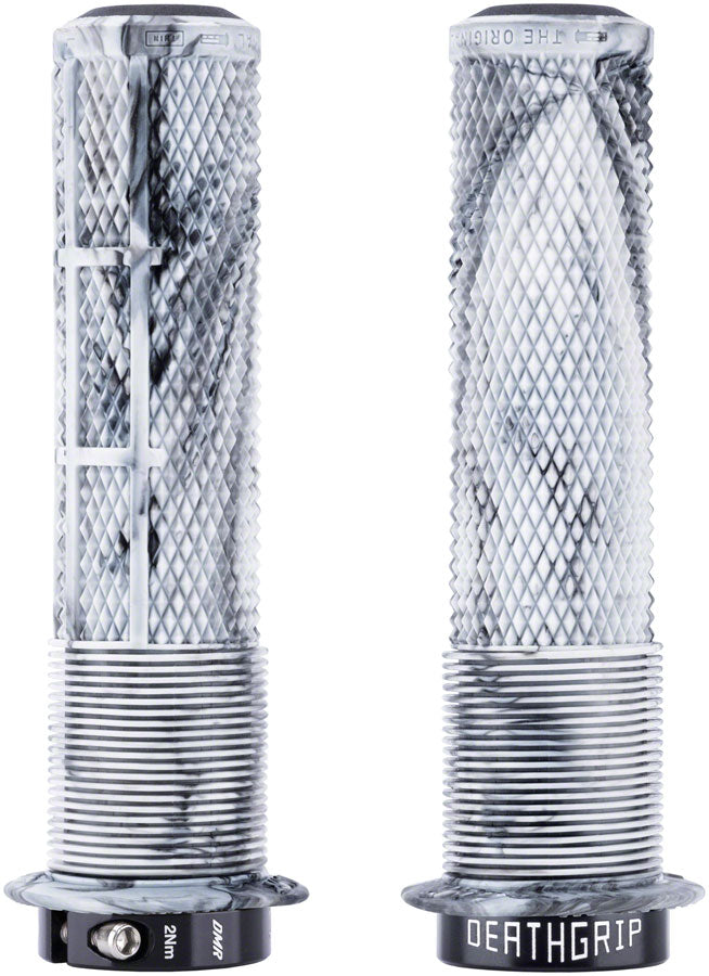 Load image into Gallery viewer, DMR DeathGrip 2 Flanged Grips - Thin Lock-On Snow Camo
