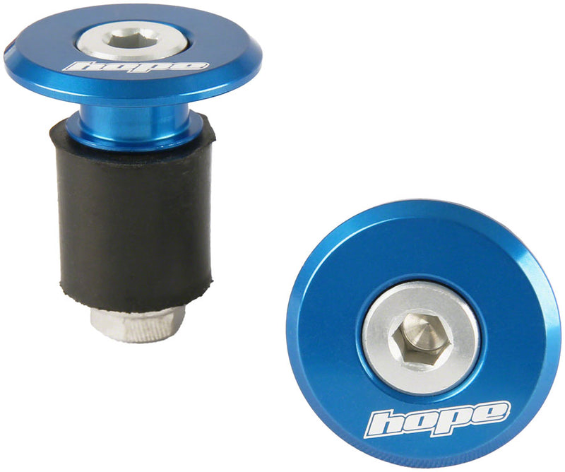 Load image into Gallery viewer, Hope Grip Doctor Bar End Plugs Blue
