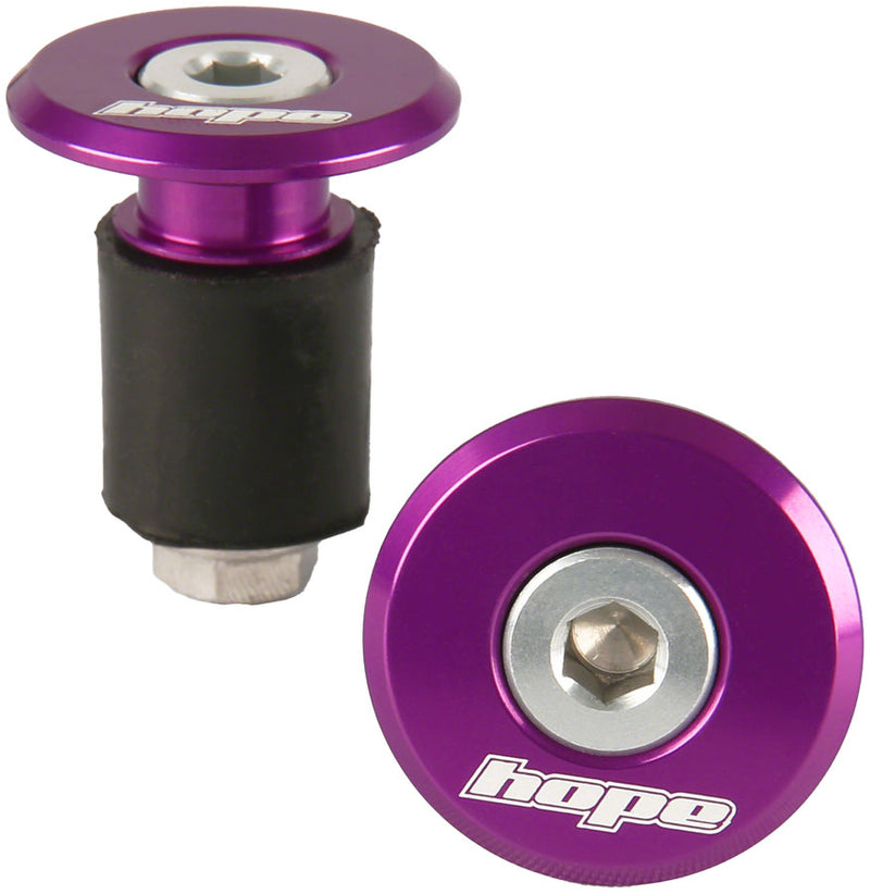 Load image into Gallery viewer, Hope Grip Doctor Bar End Plugs Purple
