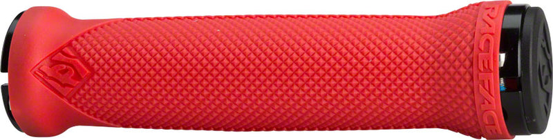 Load image into Gallery viewer, RaceFace Lovehandle Grips - Red Lock-On
