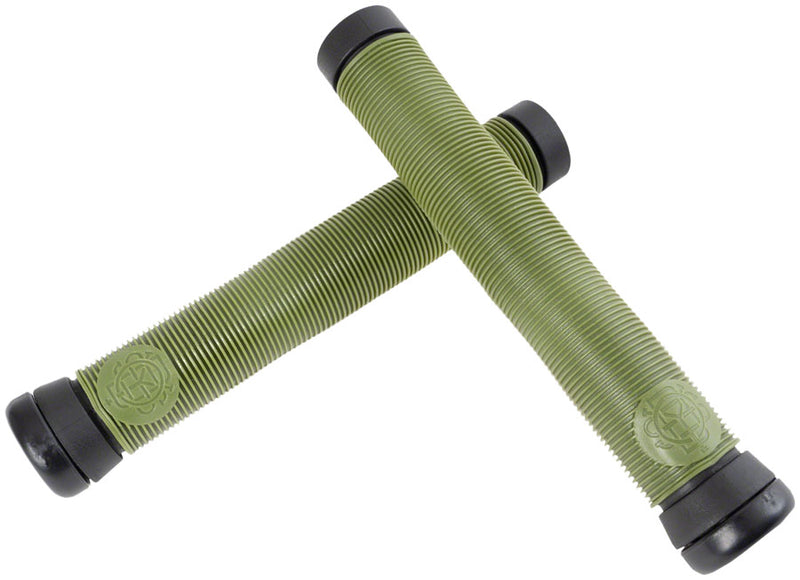 Load image into Gallery viewer, Odyssey Warnin' Grips - Black/Army Green

