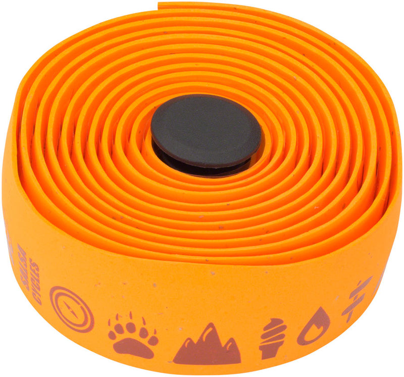 Load image into Gallery viewer, Salsa Glyph Gel Cork Bar Tape - Orange
