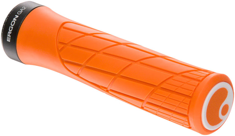 Load image into Gallery viewer, Ergon GA2 Grips - Juicy Orange Lock-On
