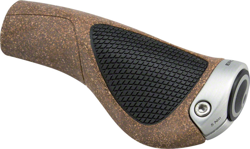 Load image into Gallery viewer, Ergon GP1 BioKork Grips - Lock-On Large Black/Tan
