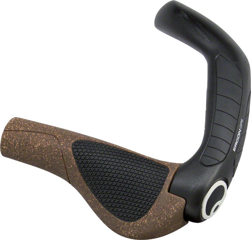 Load image into Gallery viewer, Ergon GP5 BioKork Grips - Lock-On Large Black/Tan
