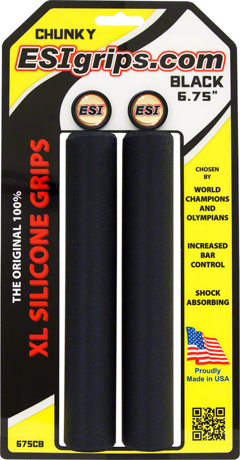 Load image into Gallery viewer, ESI XL Chunky Grips - Black
