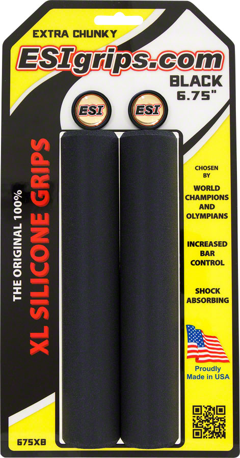 Load image into Gallery viewer, ESI XL Extra Chunky Grips - Black
