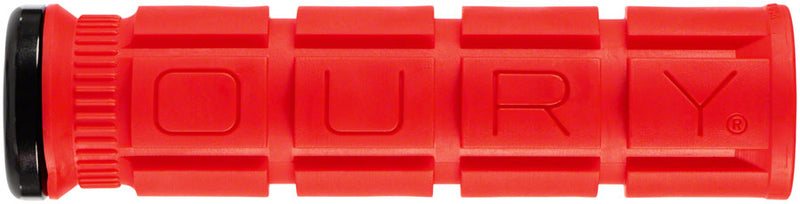 Load image into Gallery viewer, Oury Single-Sided V2 Lock-On Grips - Candy Red
