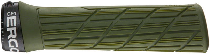 Load image into Gallery viewer, Ergon GE1 Evo Slim Grips - Deep Moss Lock-On
