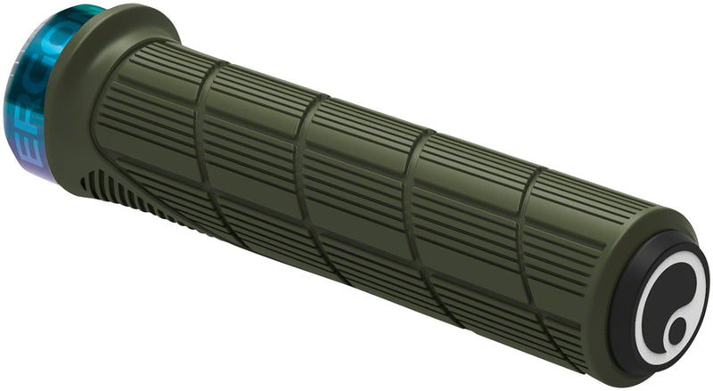 Load image into Gallery viewer, Ergon GD1 Evo Factory Grips - Frozen  Moss/Oil Slick Lock-On
