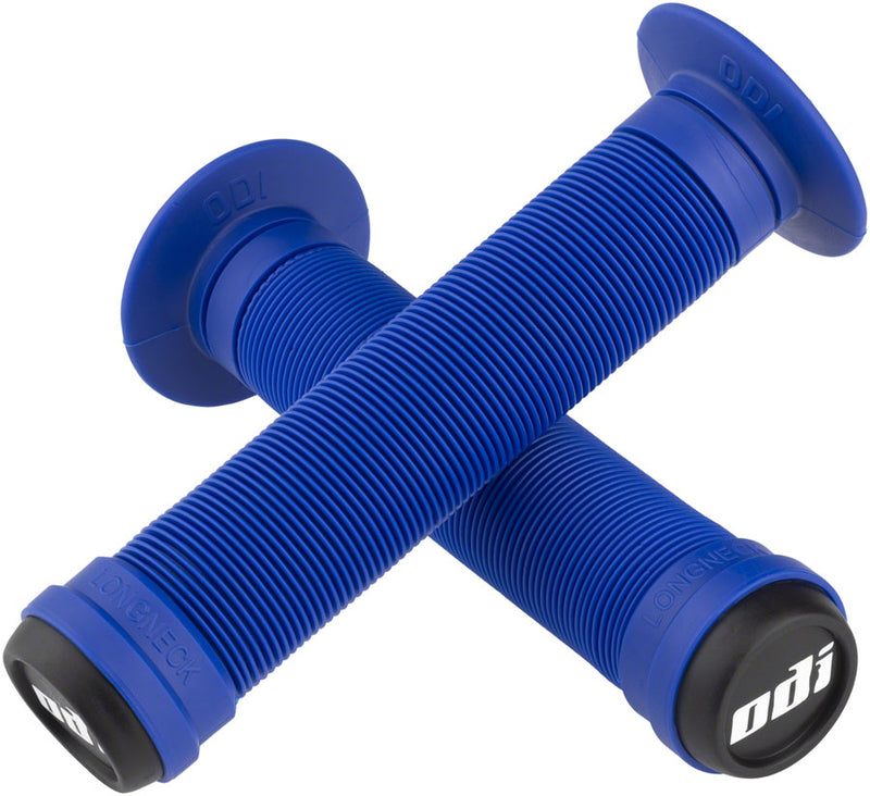 Load image into Gallery viewer, ODI Longneck ST Grips - Blue Flange
