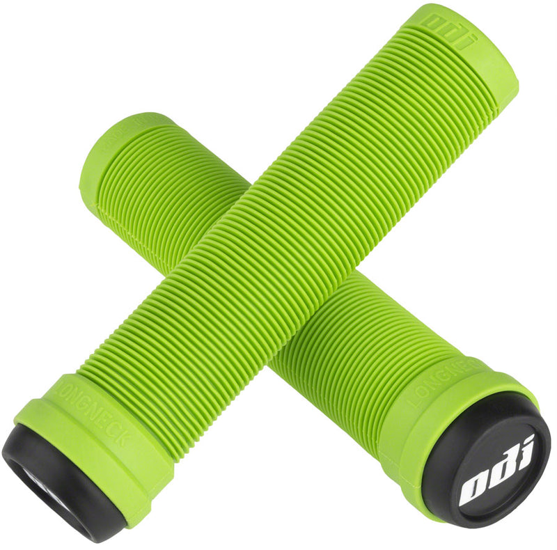 Load image into Gallery viewer, ODI Flangeless Longneck Grips - Green
